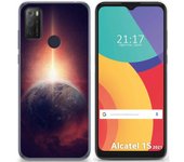 Tumundosmartphone Funda Gel Tpu para Alcatel 1S 2021 / 3L 2021 diseño Tierra Dibujos
