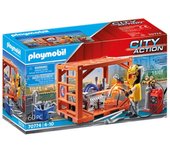 PLAYMOBIL FABRICANTE DE CONTENEDORES, 70774, TIENDA CON LICENCIA OFICIAL