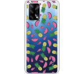 Funda compatible con Oppo A74 4G - Patron sandias y pinas