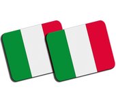PACK 2 ALFOMBRILLAS GRANDES BANDERA DE ITALIA ROMA mousepad raton torredepizza pizza cesar