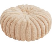 Cojín redondo de suelo con forma de calabaza, cojín decorativo de felpa suave para sofá cama, cojín para sala de estar (verde, 35 x 35 cm)