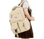 Mochila escolar ligera para mujer, bonita mochila escolar, mochila para computadora portátil, mochila informal para el día a día, mochila de viaje
