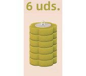 Wall-mounted 1 Set Disposable Toilet Brush with 6 Refills Cleaning Liquid Wall-Mounted Cleaning Tool for Bathroom Replacement