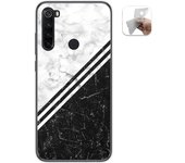 Tumundosmartphone Funda Gel Tpu para Xiaomi Redmi Note 8T diseño Mármol 01 Dibujos