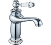DP GRIFERÍA Grifo Lavabo Monomando Neoclasico Base de Latón con Certificado Aireador M24