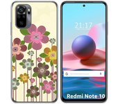 Tumundosmartphone Funda Gel Tpu para Xiaomi Redmi Note 10 / 10S diseño Primavera En Flor Dibujos