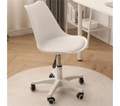 Silla de Oficina con Soporte Lumbar Giratoria Escritorio Sillon Ruedas Despacho casa salon habitacion ergonómica Gaming, escritorio, silla nordico tulipu