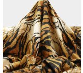 Almacenes Casa Angel TELA DE PELO CORTO ANIMAL PRINT TIGRE SERIE VELBOA, ANCHO150cm