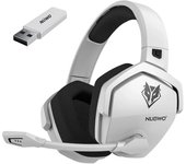 NUBWO G06 Dual Wireless Gaming Headset with Microphone for PS5, PS4, PC, Mobile, Switch, 2.4GHz Bluetooth 5.3 Gaming Headphones