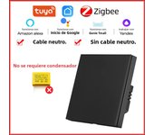 Zigbee Smart Light Switch No Neutral Wire No Capacitor Needed Tuya Smart Life APP ZigBee Gateway Hub Support Alexa Google Home