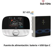 RF433 Wireless Thermostat WiFi for Floor Heating Water Gas Boiler Home Room Tuya Smart Programmable Temperature Controller