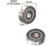 10-100pcs Ball Bearings 608zz 623zz 625zz 626zz 685zz 688zz 608zz Deep Groove Carbon Steel For Skateboard Roller Skate Bearings