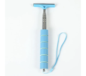 Car Rearview Mirror Wiper Cleaning Tool Auto Glass Mist Cleaner Scraper Car Accessories Handle Telescopic Window Cleaning Brush
