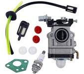 Carburador desbrozadora 52cc 49cc 43cc Kit de carburador con tubo de junta, bujía y filtro de combustible carburador desbrozadora