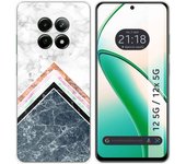 Tumundosmartphone Funda Silicona para Realme 12 5G / 12x 5G diseño Mármol 05 Dibujos