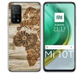 Tumundosmartphone Funda Gel Tpu para Xiaomi Mi 10T / 10T Pro diseño Madera 07 Dibujos