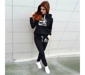 Women's Running Suit Casual Jogging Suit Hoodie + Sweatpants Two Piece Sweatshirt Set Women's Sports Suit