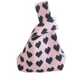 Bolso de mujer bolso de punto bolso cubo bolso de mano bolso tejido bolso de mujer bolso chaleco bolso simple bolso souvenir, ten cuidado rosa negro