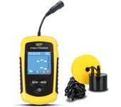 Sonar portátil de 100M, buscador de peces, alarma FFC1108-1, cobertura de sonar de 45 grados, sonda eco, Sensor de alarma, pesca en lago y mar