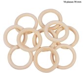 20-80mm Unfinished Natural Wooden Ring DIY Wood Crafts Wood Hoops Ornaments Connectors Jewelry Making Accessories