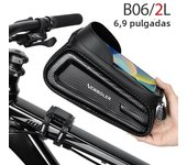 NEWBOLER Bicycle Bag Waterproof Touch Screen Cycling Bag Top Front Tube Frame MTB Road Bike Bag 7.2 Phone Case Bike Accessories