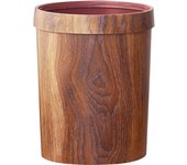 Cubo de basura de grano de madera creativo Retro Para el hogar, sala de estar, cocina
