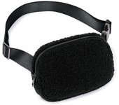 Riñonera deportiva de felpa LULU de nuevo estilo con forro polar, miniriñonera para teléfono móvil, bolsa de fitness para hombres y mujeres