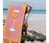 Cartoon Fruit Juice Mojito Aperol Spritz Beach Towel Colorful Bath Towels for Girl  Custom Sand Free Beach Yoga Spa Gym Pool