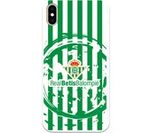 Funda original compatible con iPhone XS Max - Real Betis Balompié Escudo Manchas - TPU MATE