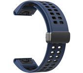 QuickFit 22MM 26MM Silicone Magnetic D Buckle Strap For Garmin Fenix 6XPro 5XPlus EPIX Gen2 TACTIX DELTA Bracelet Watchband