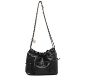 Bolso bandolera de mujer de tamaño pequeño, cartera de tendencia de moda, bolso de mano con diseño plisado de nicho francés