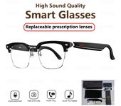 2024 Camera Smart Music Sunglasses Earphones Wireless Bluetooth Headset HIFI Sound Headphone Driving Glasses Hands-free Call