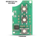 jingyuqin Smart Remote Key Circuit Board 2/3/4 Button 315/433MHZ 4D0837231A/E/K/R For Audi A3 A4 A6 A8 RS4 TT Allroad Quttro RS4