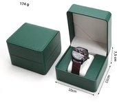 Watch Storage Box PU Single Watch Display Case Wristwatch Watch Holder Travel Jewelry Watch Organizer For Men Gift