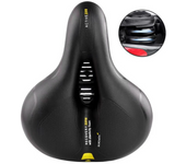 Bike Seat Comfortable & Breathable Bicycle Saddle Cushion Water-Resistant with Dual Shock Absorbing for MTB Mountain Road Bike