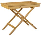 WANDERLUST DECO Mesa de madera marrón 95,5x50,5x79,5h cm. No viene montado