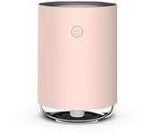 USB Car Humidifier Diffuser, 2W 255ML Mini Car Essential Oil Humidifier Aromatherapy Portable Cute Portable Aroma Diffuser with 100ml Humidifier ultrasound (Pink)
