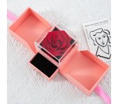 Handmade Preserved Rose Jewelry Gift Box, Never Withered Roses, Upscale Immortal Flowers, Eternal Life Flowers for Love Ones, Gifts for Women,Mom,Girlfriend