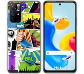 Funda Silicona para Xiaomi Redmi Note 11s 5G diseño Comic Dibujos