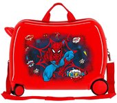 Marvel Spiderman Maleta Correpasillos ABS Rígida Spiderman Pop Rojo