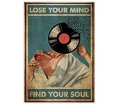 Retro Sheets Wall Art Vintage Pictures Canvas Paintings Be Kind Lose Your Mind Find Your Soul Yoga Posters Home Room Decoration