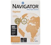 NAVIGATOR NAV-80-4T - Papel 4 Taladros, Ink-Jet y Laser DIN A4 80g 500 Hojas