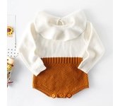 New Newborn Knitting Jumpsuit Baby Girl Boy Spring Autumn Clothes Cute Long Sleeve Sweater Romper Cotton Casual New born Outfits