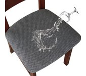 Waterproof Plaid Fabric Seat Case 4 Type Elastic Chair Covers For Kitchen Machine-wash Chair Seat Covers For Home Dining Room