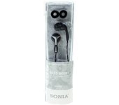 BVC Auriculares de Silicona Sonia Sn-624-azul | Cable 1.2m | Jack 3.5mm | 2 Almohadillas Repuesto
