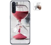 Tumundosmartphone Funda Gel Tpu para Oppo A91 diseño Reloj Dibujos