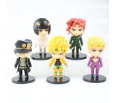 10CM Anime JoJo's Bizarre Adventure Action Figures Joseph Joestar Phantom Blood Steel Ball Run Statue Collection Kid Gift Toy