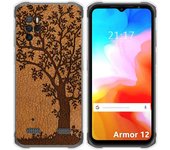 Funda Silicona para Ulefone Armor 12 5G diseño Cuero 03 Dibujos