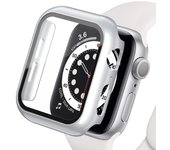Glass+Matte Watch Cover for Apple Watch Case 45mm 41mm 44mm 40mm 42mm 38mm Bumper+Screen Protector for Iwatch SE 8 7 6 5 4 3 2 1
