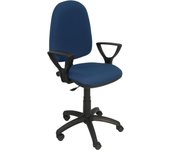 Piqueras Y Crespo Silla de Oficina Ergonómica BALI Azul Marino con Brazos